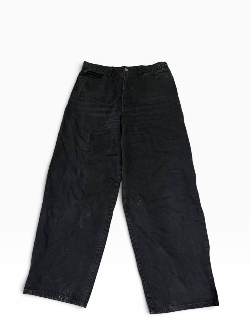 Shaina Mote Black Wide Leg High Rise Jeans size 8